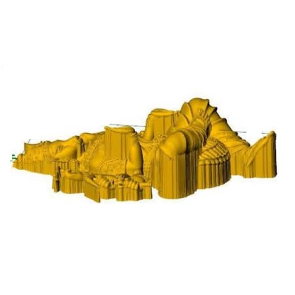 Varahi Laxmi 3D Gold Model 3d Print Design Cad File