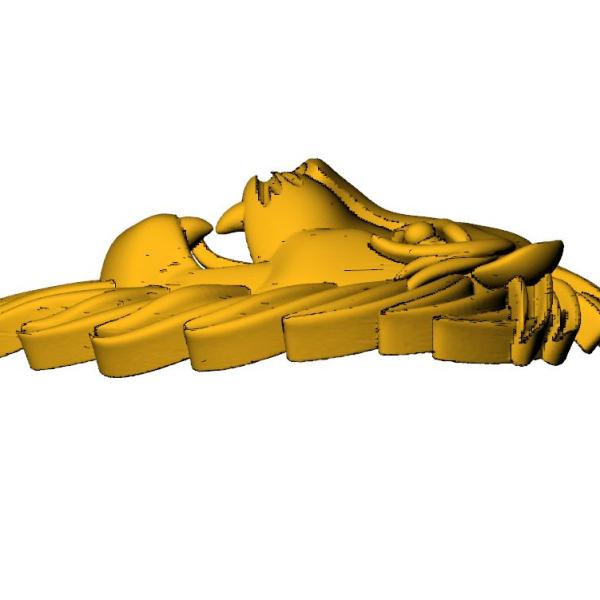 Lion Haed Murti Logo 3D Cad File Gold Of Jewelry