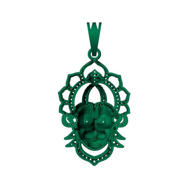 Good Hanuman Ji 3D Pendant Cad File