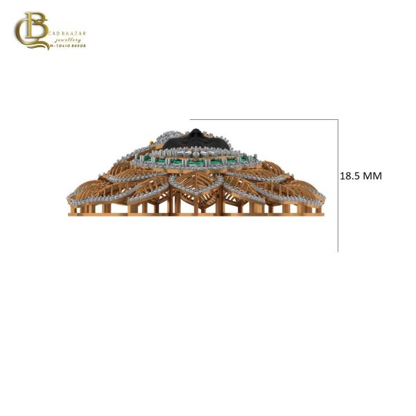 Exclusive Lord Krishna Diamond Pendant 3d Cad File