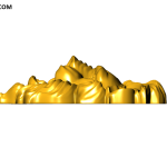 Lion Head Gold Logo Luxury 3d Cad File