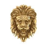 Lion Head Gold Logo Luxury 3d Cad File